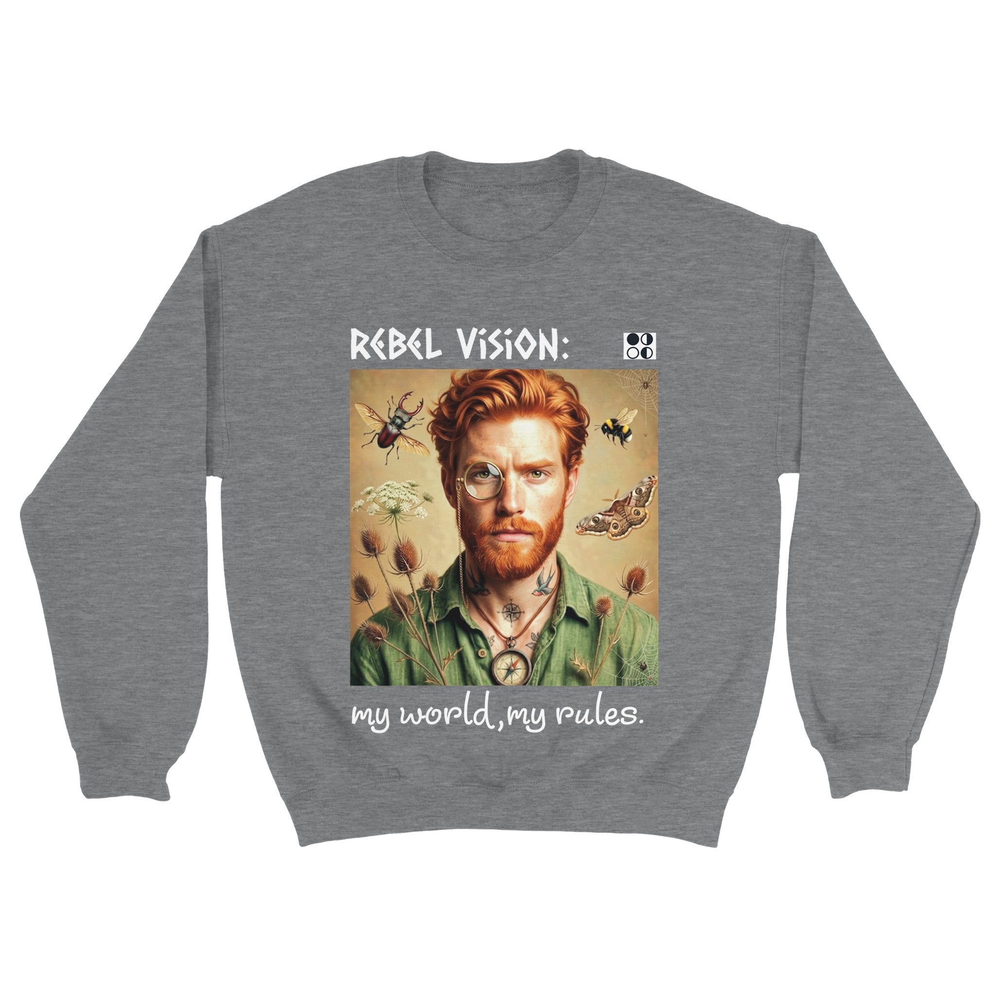 Sweatshirt unissexo PSBB com o design Rebel Vision