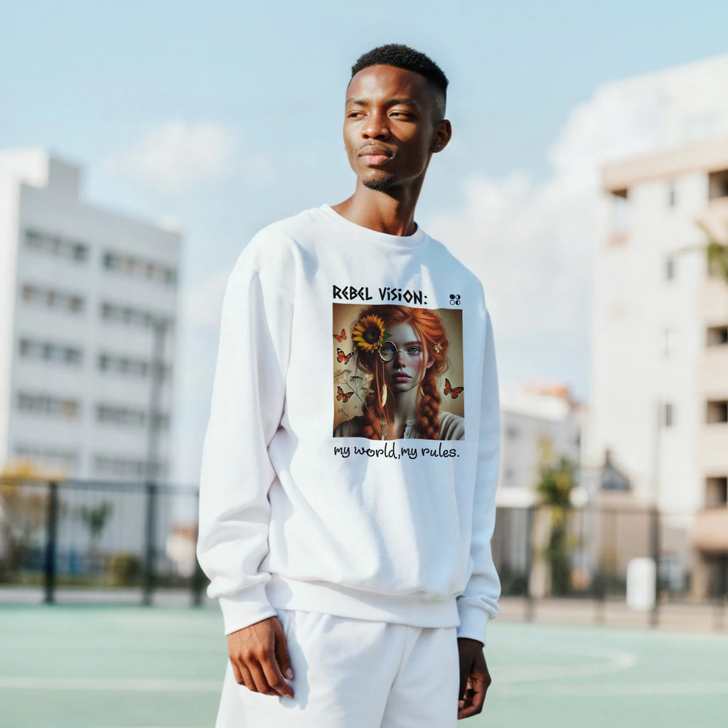 Sweatshirt unissexo PSBB com o design Rebel Vision