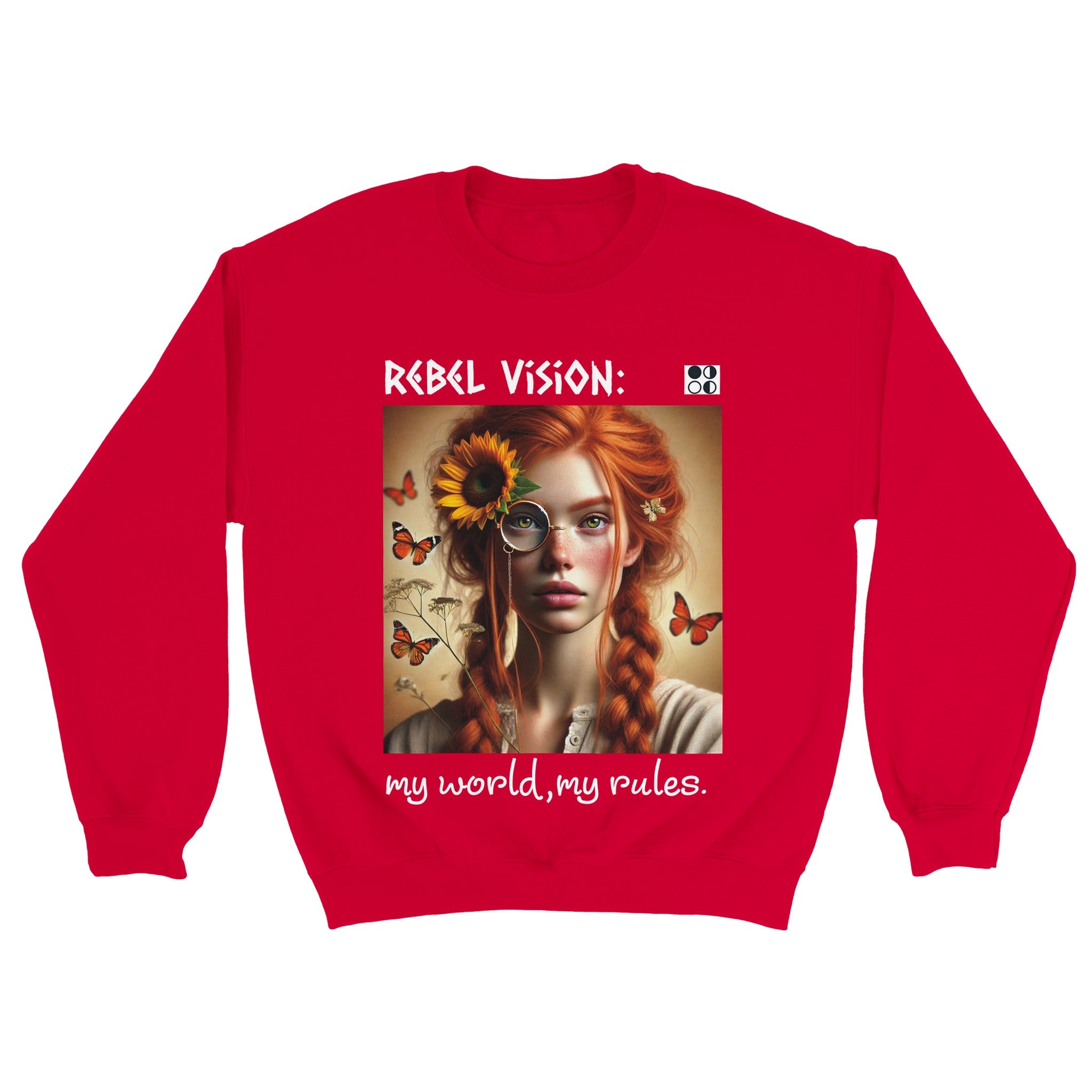 Sweatshirt unissexo PSBB com o design Rebel Vision