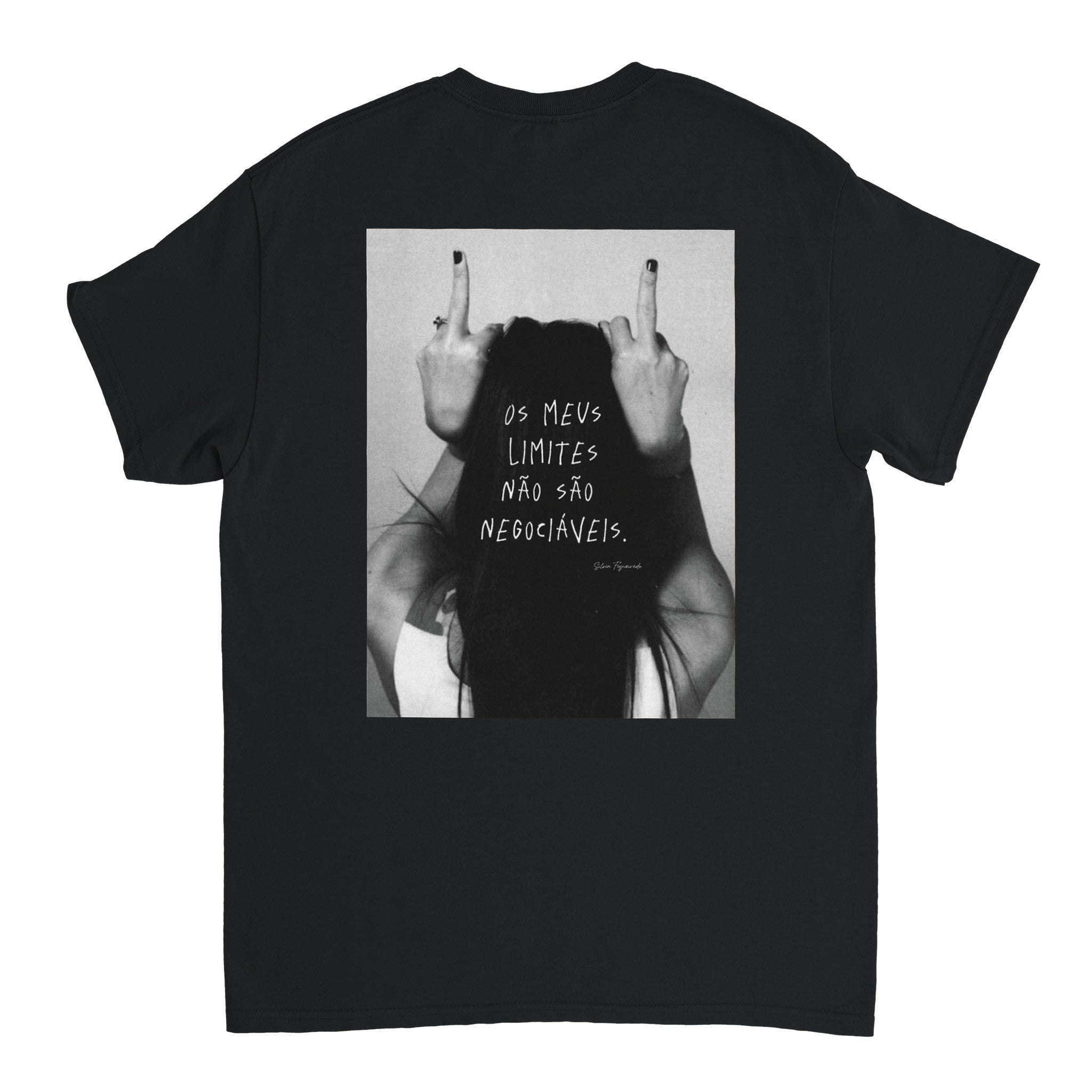 Limites Não Negociáveis — T-shirt Unissexo Preta