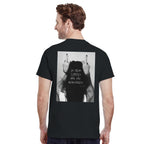 T-shirt unissexo preta PSBB com a frase Limites Não Negociáveis