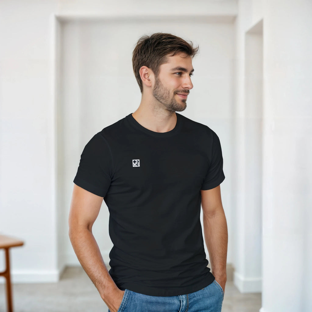 T-shirt unissexo preta PSBB com a frase Todos os Dias Aprendo