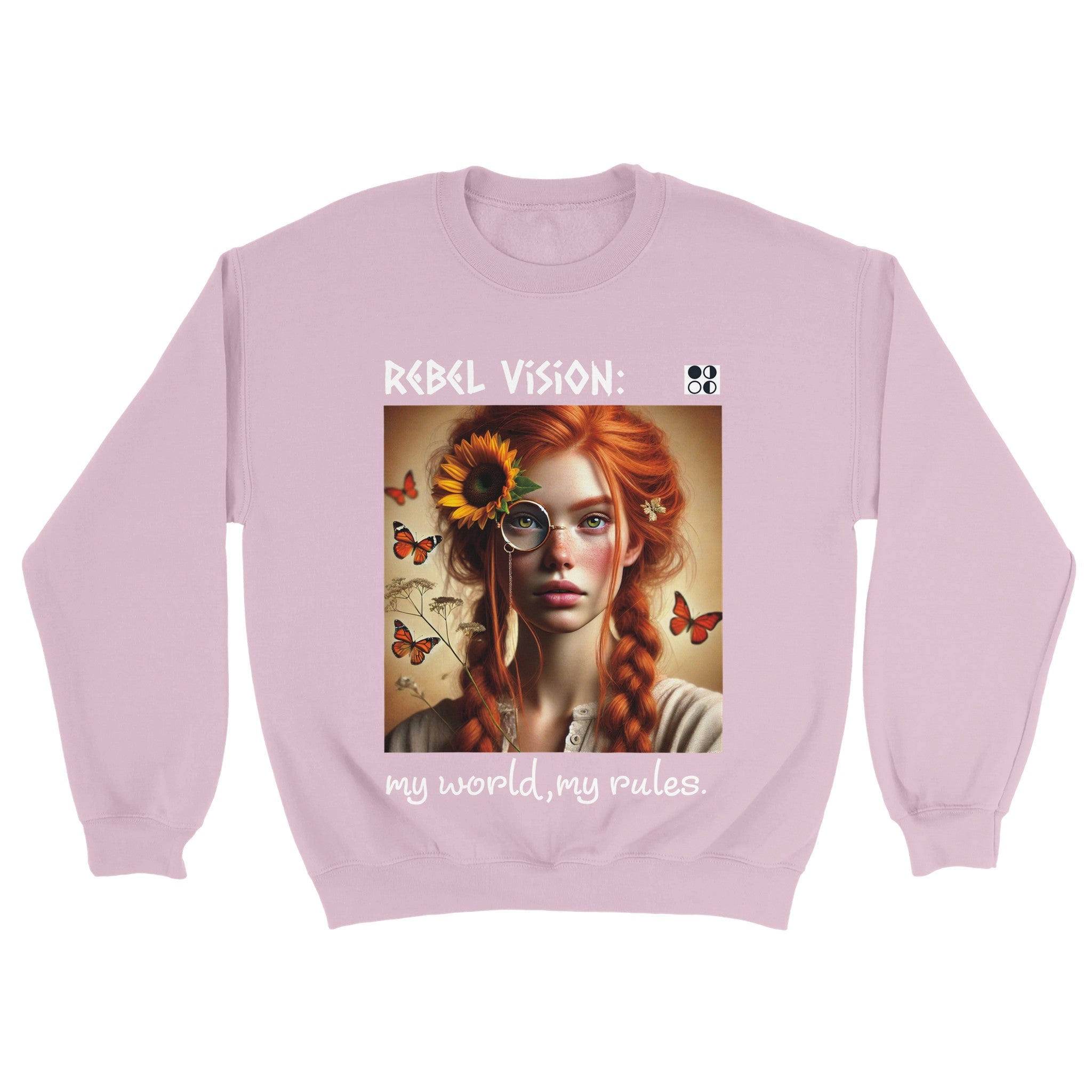 Sweatshirt unissexo PSBB com o design Rebel Vision