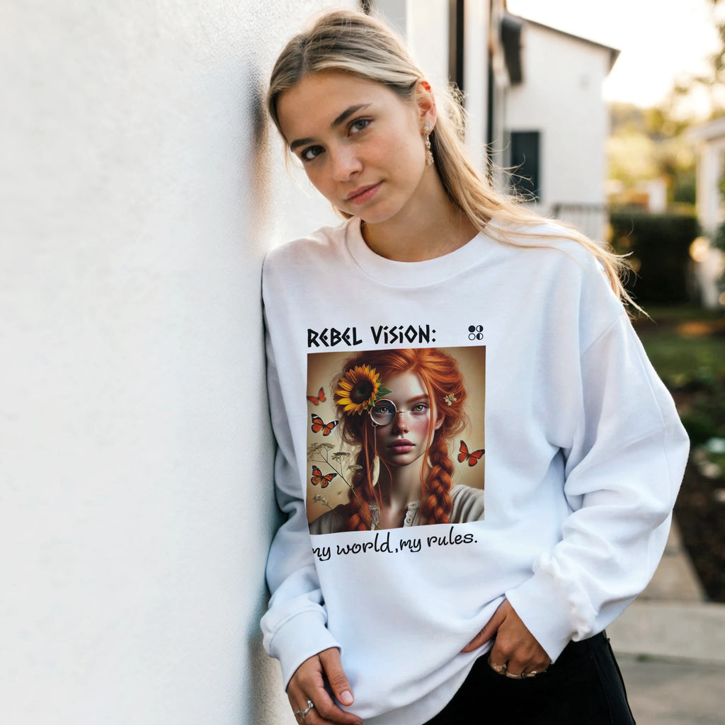 Sweatshirt unissexo PSBB com o design Rebel Vision